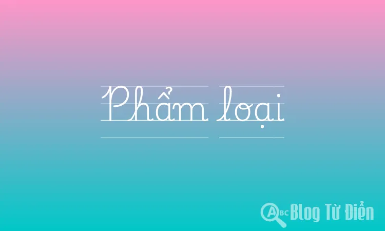 Phẩm loại