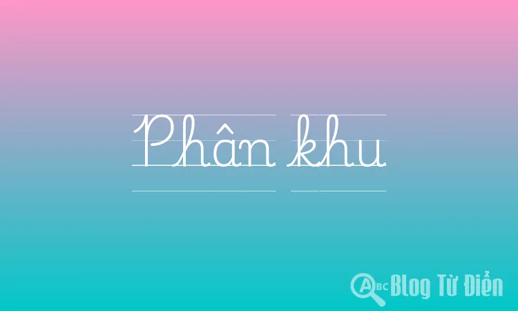 Phân khu