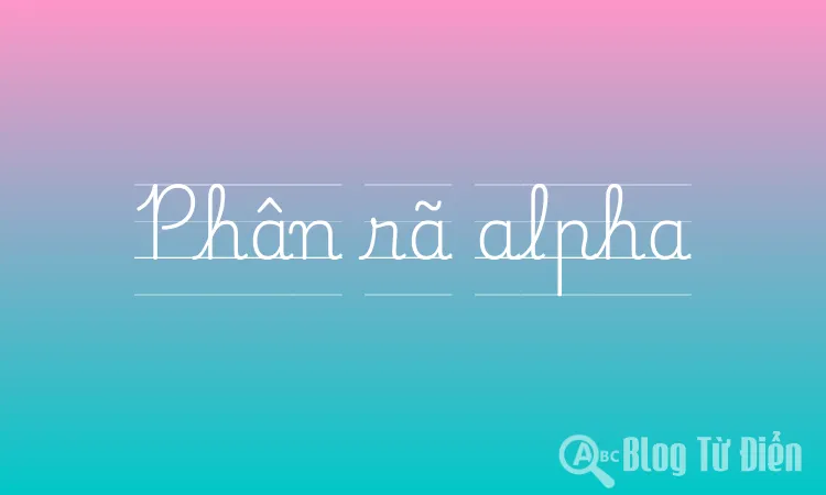 Phân rã alpha