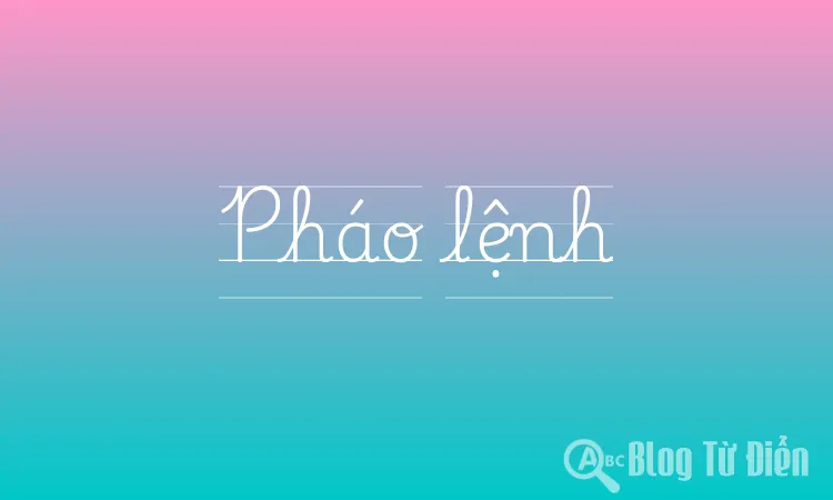 Pháo lệnh