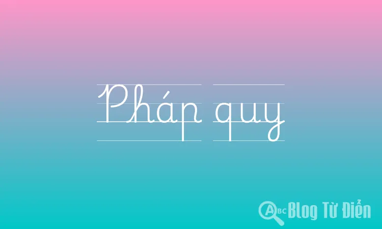 Pháp quy