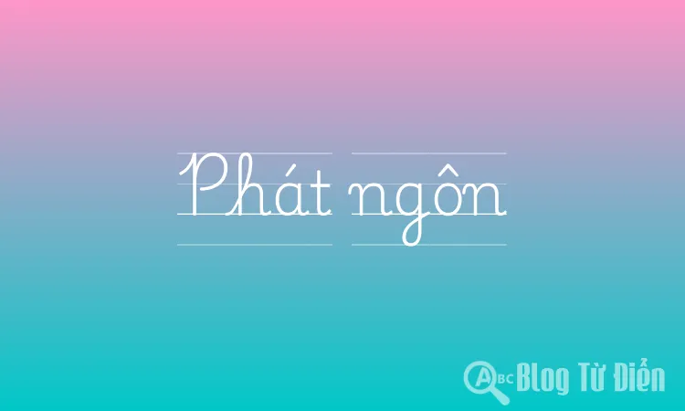 Phát ngôn