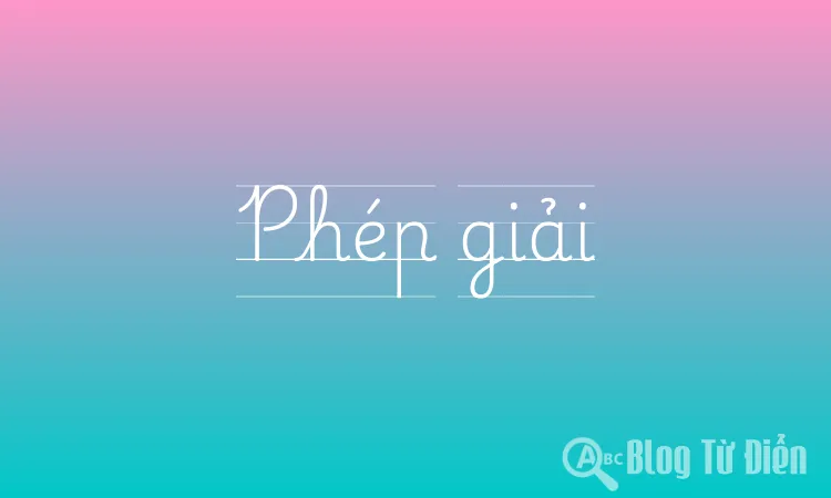 Phép giải