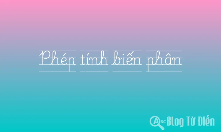 Phép tính biến phân