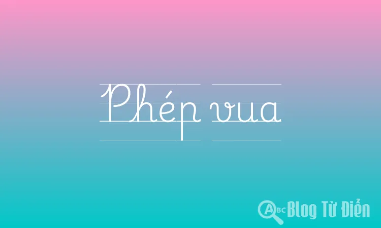 Phép vua