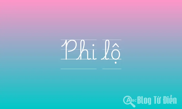 Phi lộ