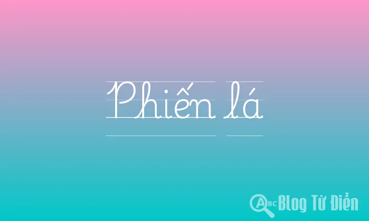 Phiến lá