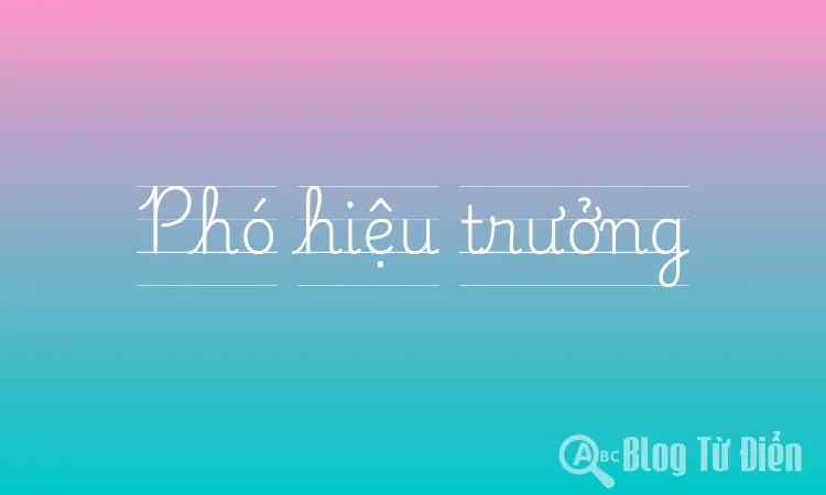 Phó hiệu trưởng