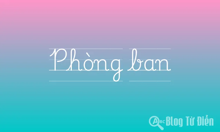 Phòng ban