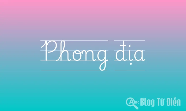 Phong địa
