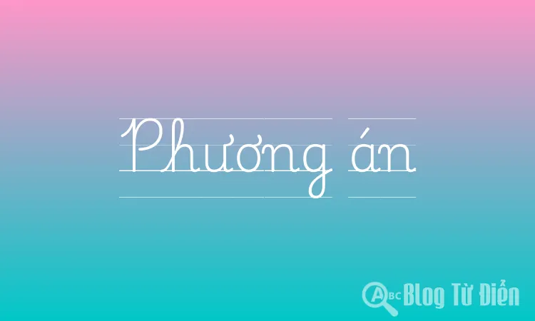 Phương án