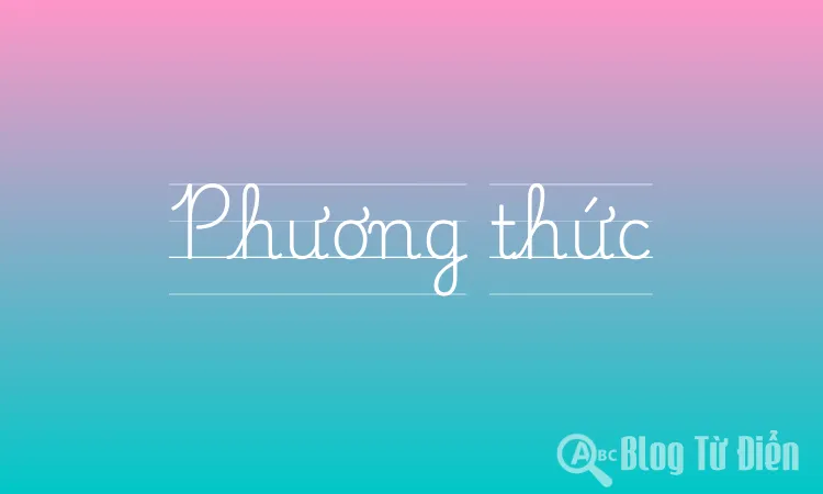 Phương thức