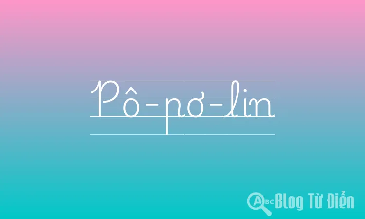 Pô-pơ-lin