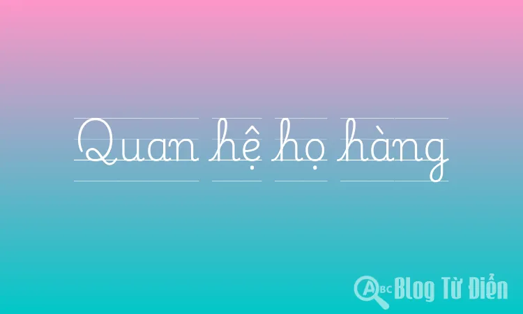 Quan hệ họ hàng