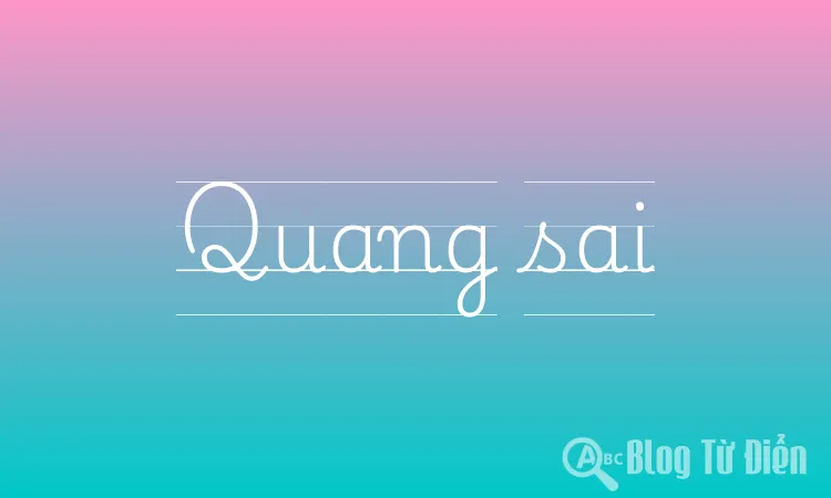Quang sai