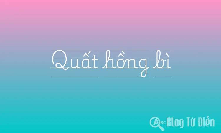 Quất hồng bì
