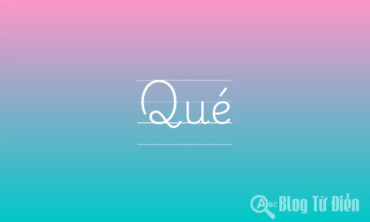Qué