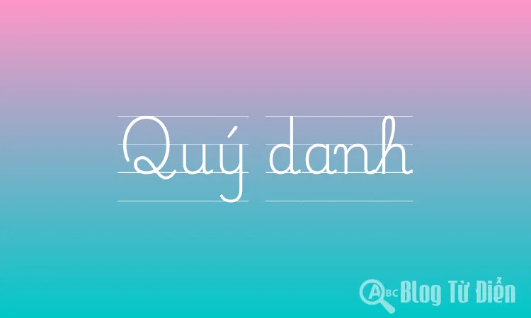 Quý danh