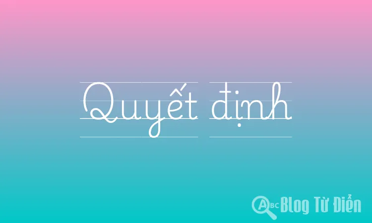 Quyết định