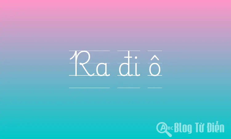 Ra đi ô
