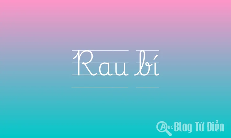 Rau bí