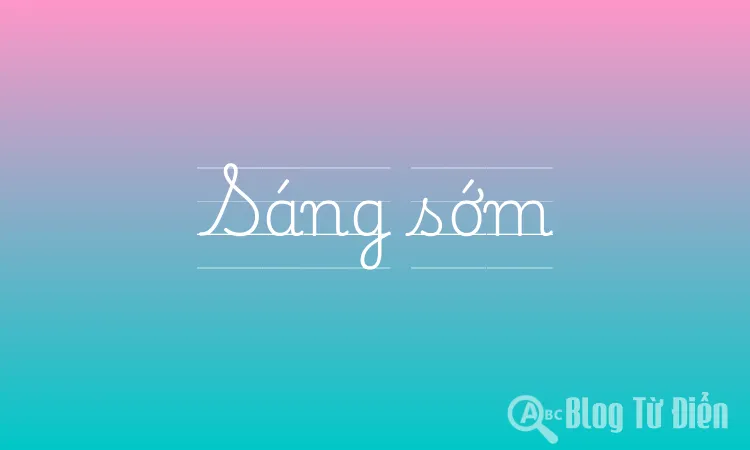 Sáng sớm