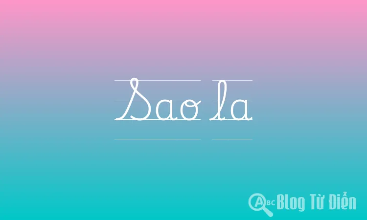 Sao la