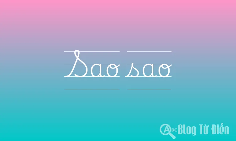 Sao sao