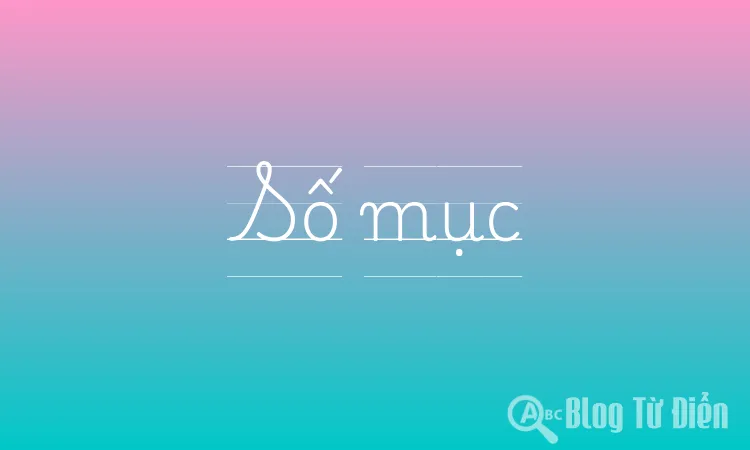 Số mục