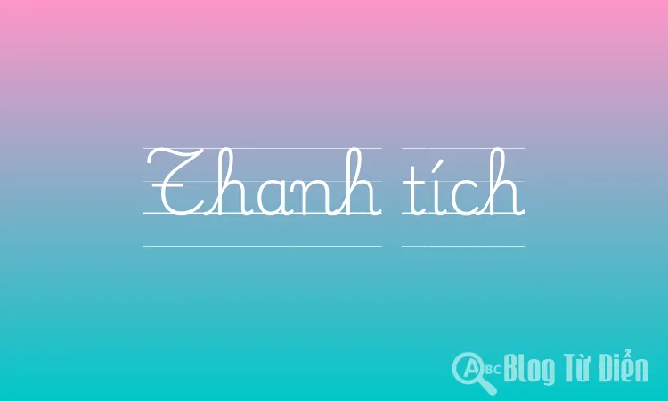 Thanh tích