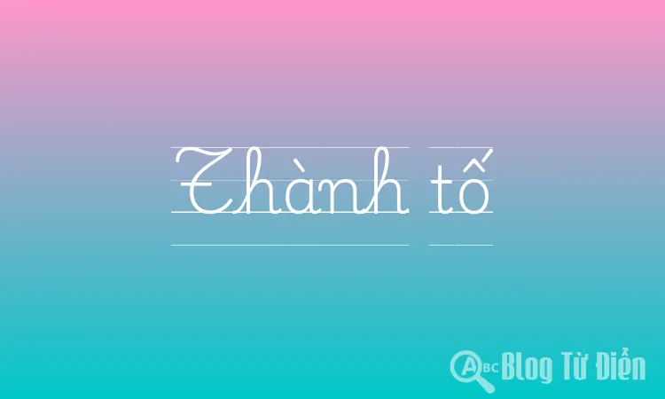 Thành tố