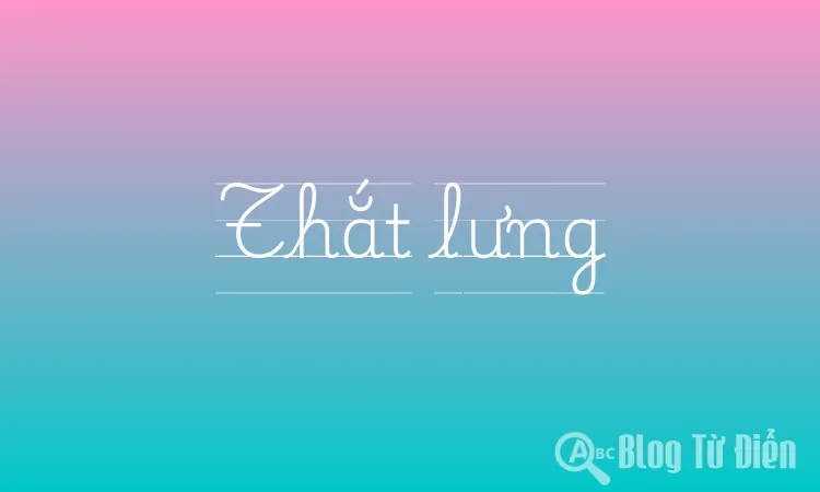 Thắt lưng