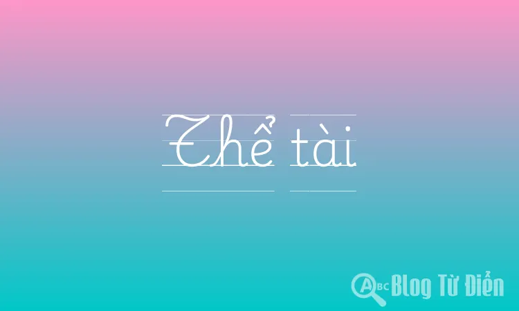 Thể tài