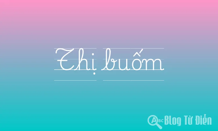 Thị buốm