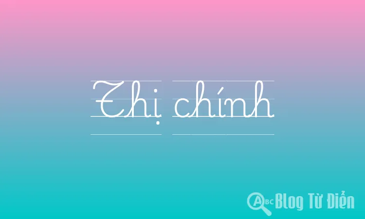 Thị chính