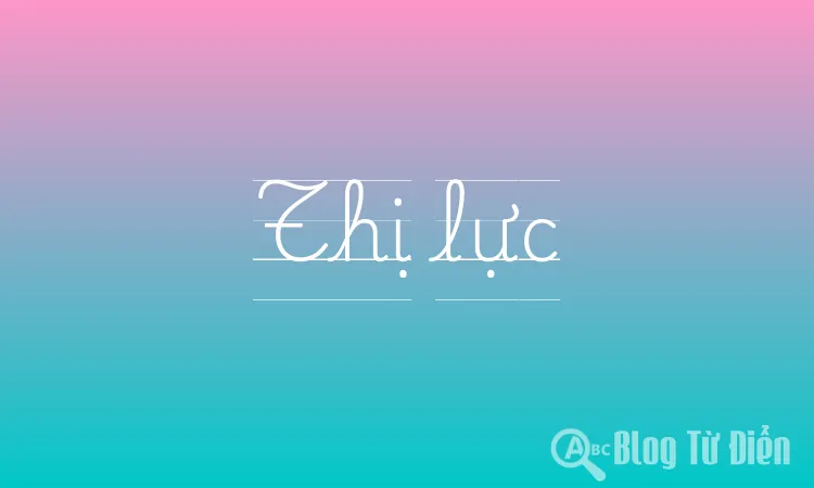 Thị lực