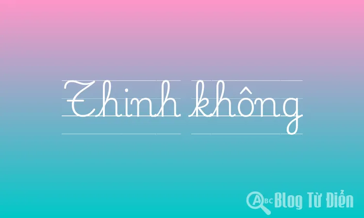Thinh không