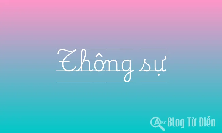 Thông sự