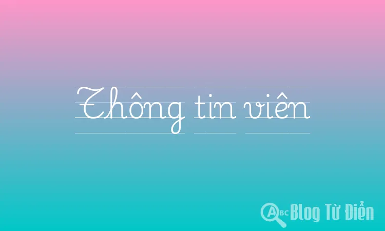 Thông tin viên
