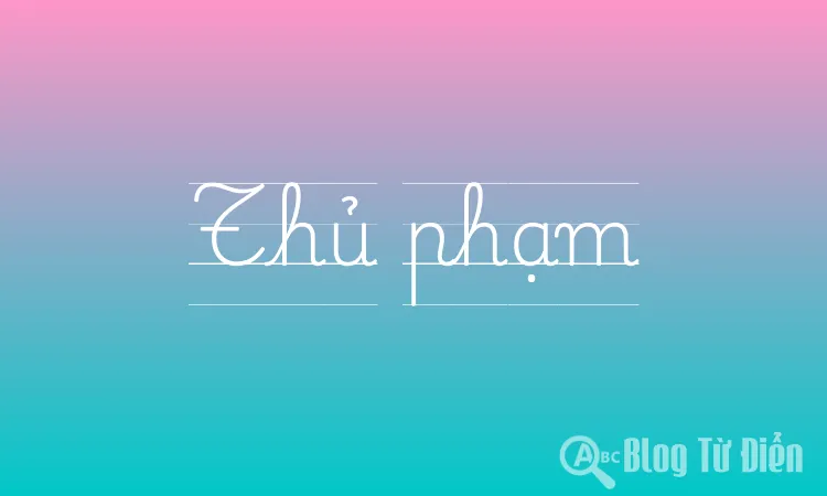 Thủ phạm