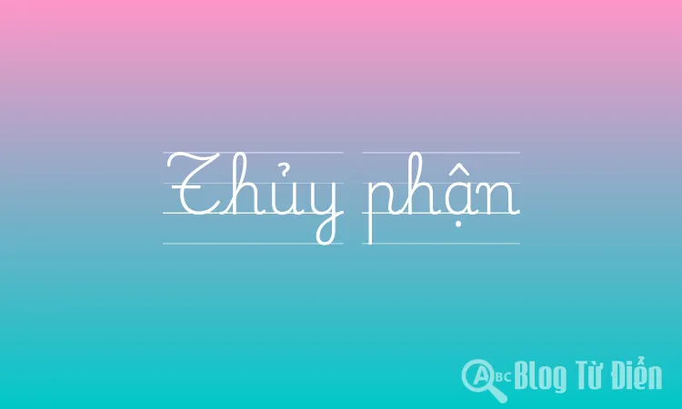 Thủy phận