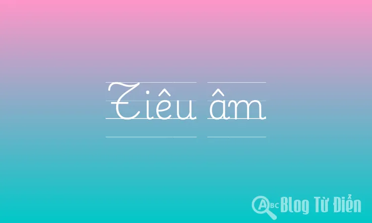 Tiêu âm
