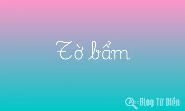 Tờ bẩm