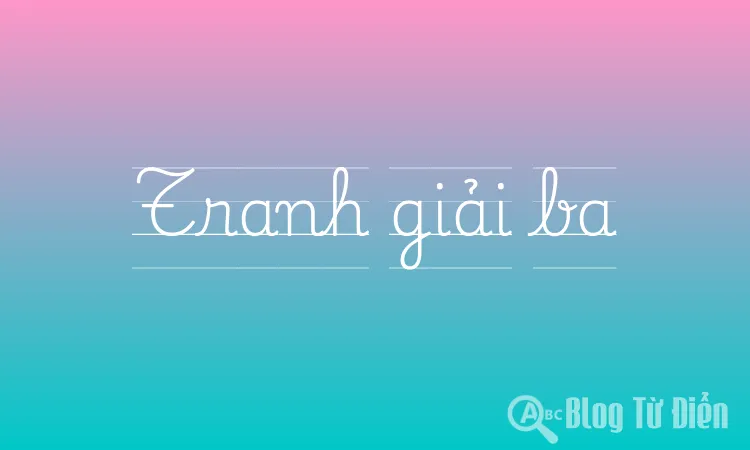 Tranh giải ba