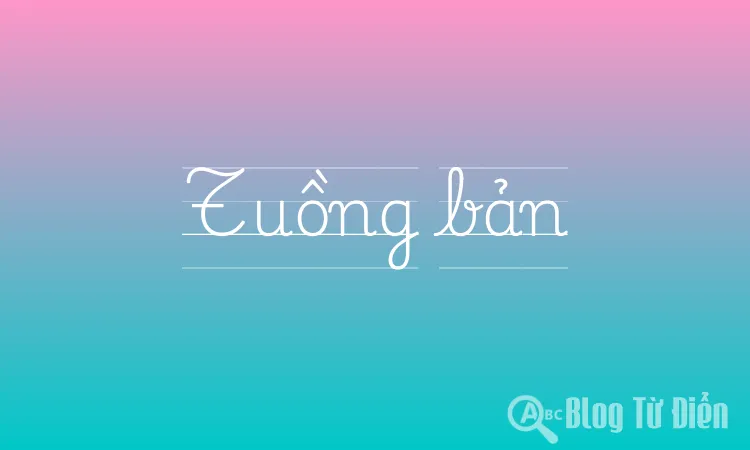 Tuồng bản