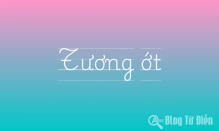 Tương ớt