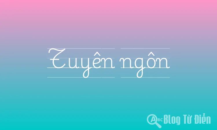 Tuyên ngôn