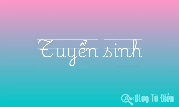 Tuyển sinh