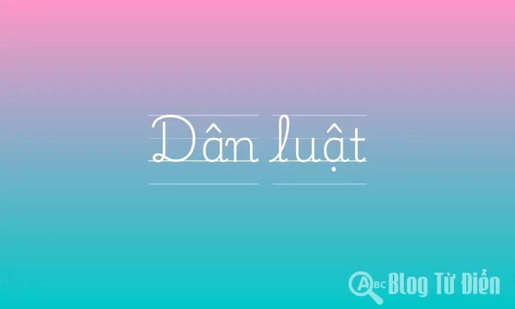 Dân luật