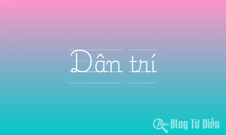 Dân trí